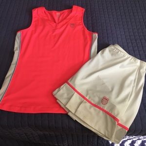 K-SWISS TENNIS OUTFIT.