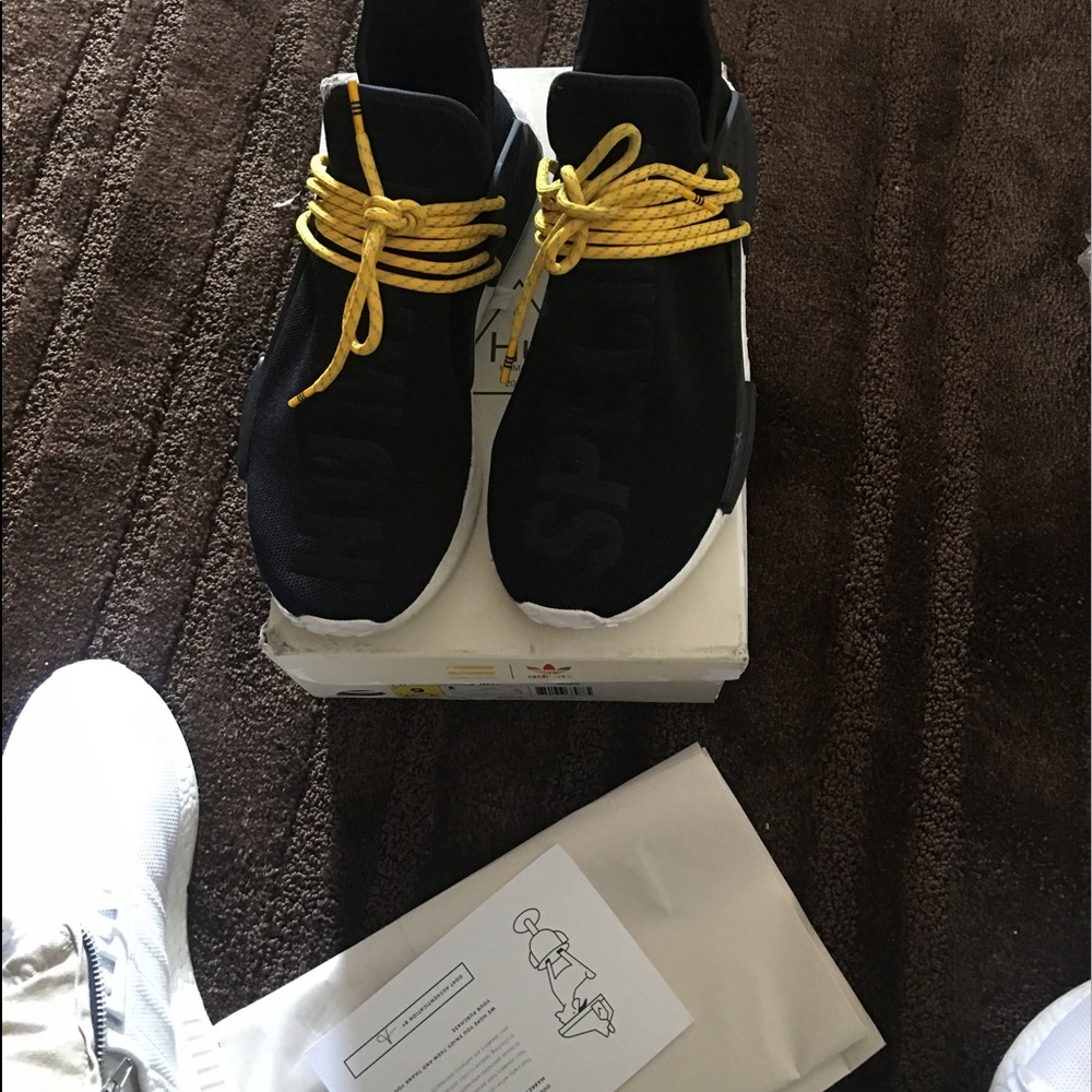 Human race shoes in excellent shape!
