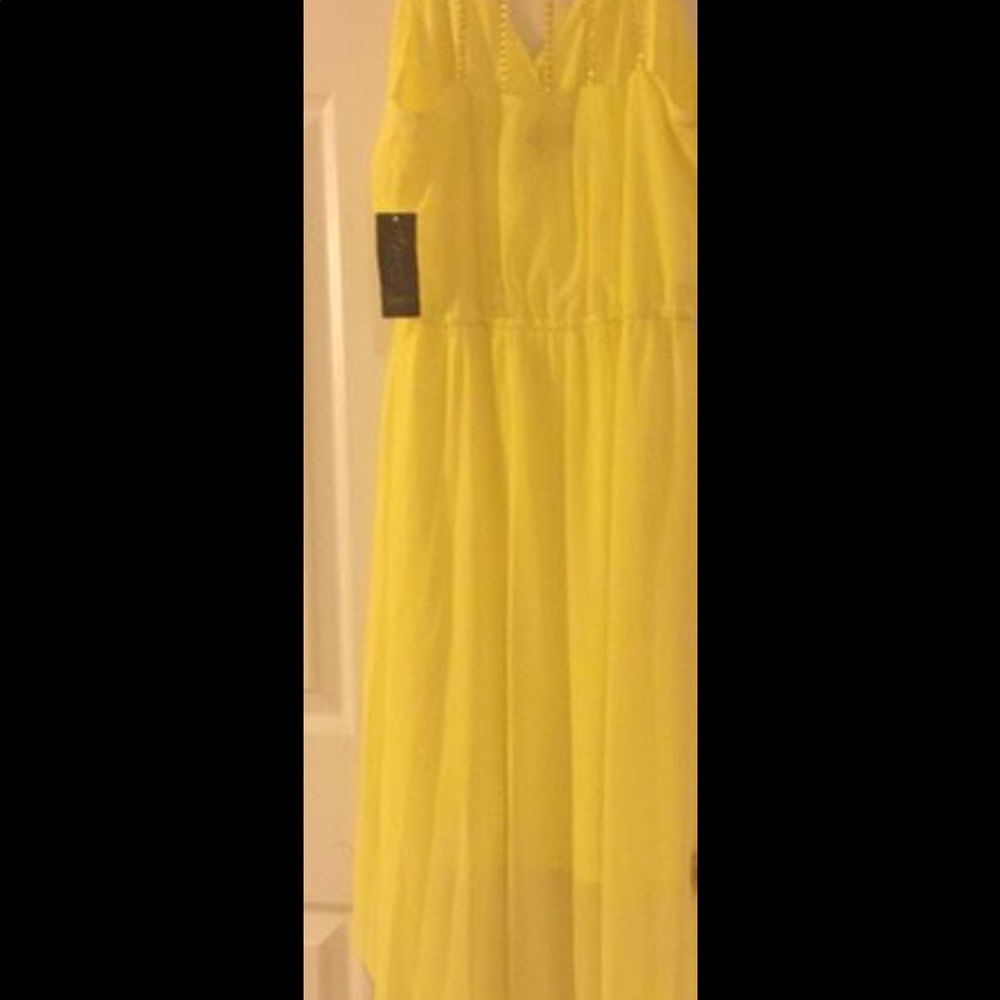 Yellow fancy dress
