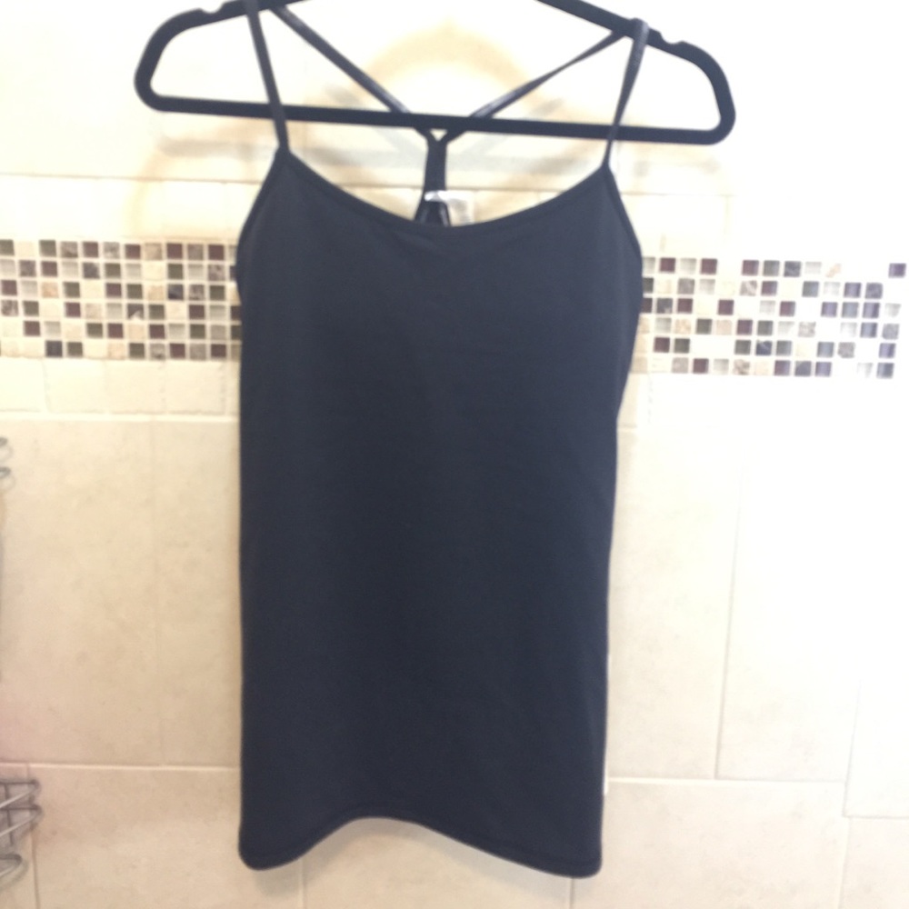 Black lululemon athletic tank