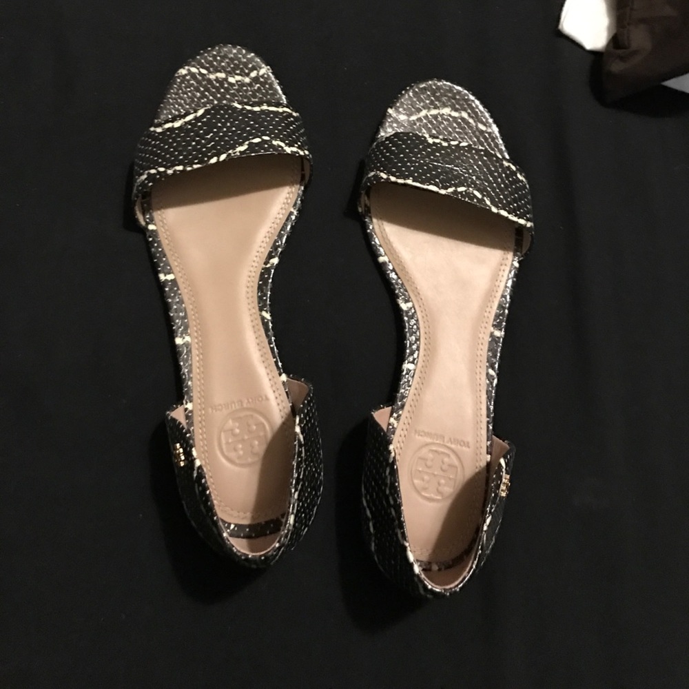 SOLD Tory Burch Open Toe Flat