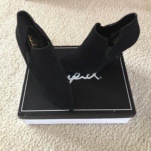 Qupid black booties. Never worn