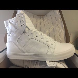 SkyTop White Supra Sneakers