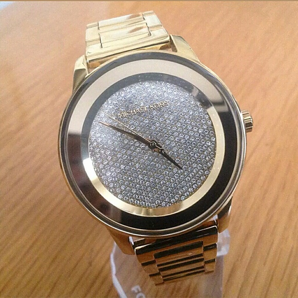 NWT Michael Kors rose gold Crystal ladies watch - Picture 3 of 5