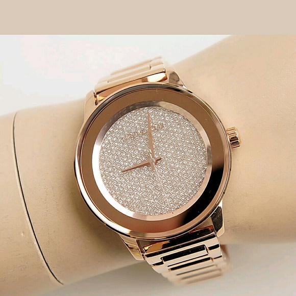 NWT Michael Kors rose gold Crystal ladies watch - Picture 5 of 5