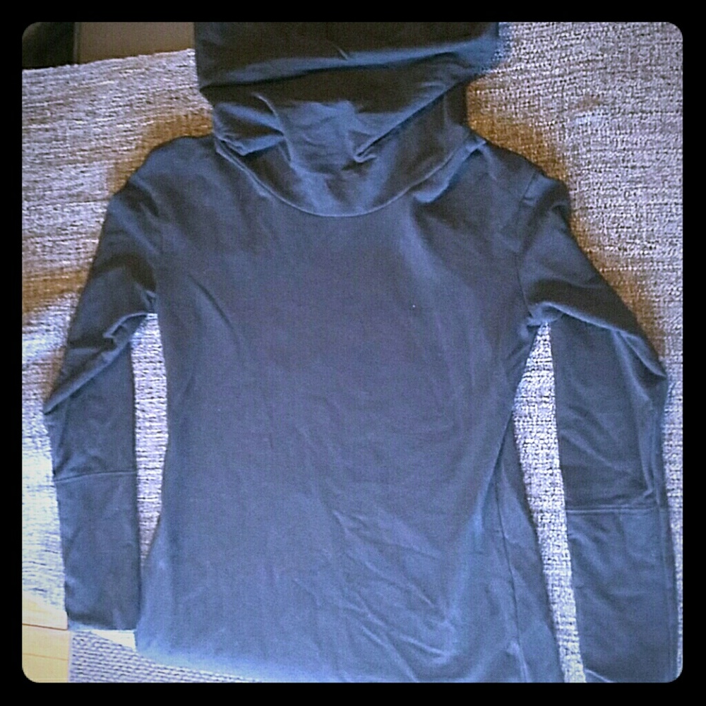 Merona cowl neck black sweater