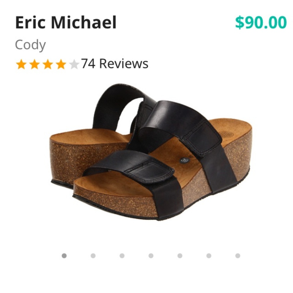 Lola Sabbia for Eric Michael wedge sandals