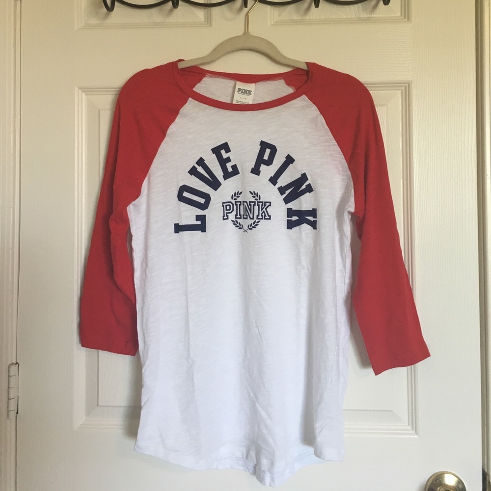 PINK quarter sleeve top