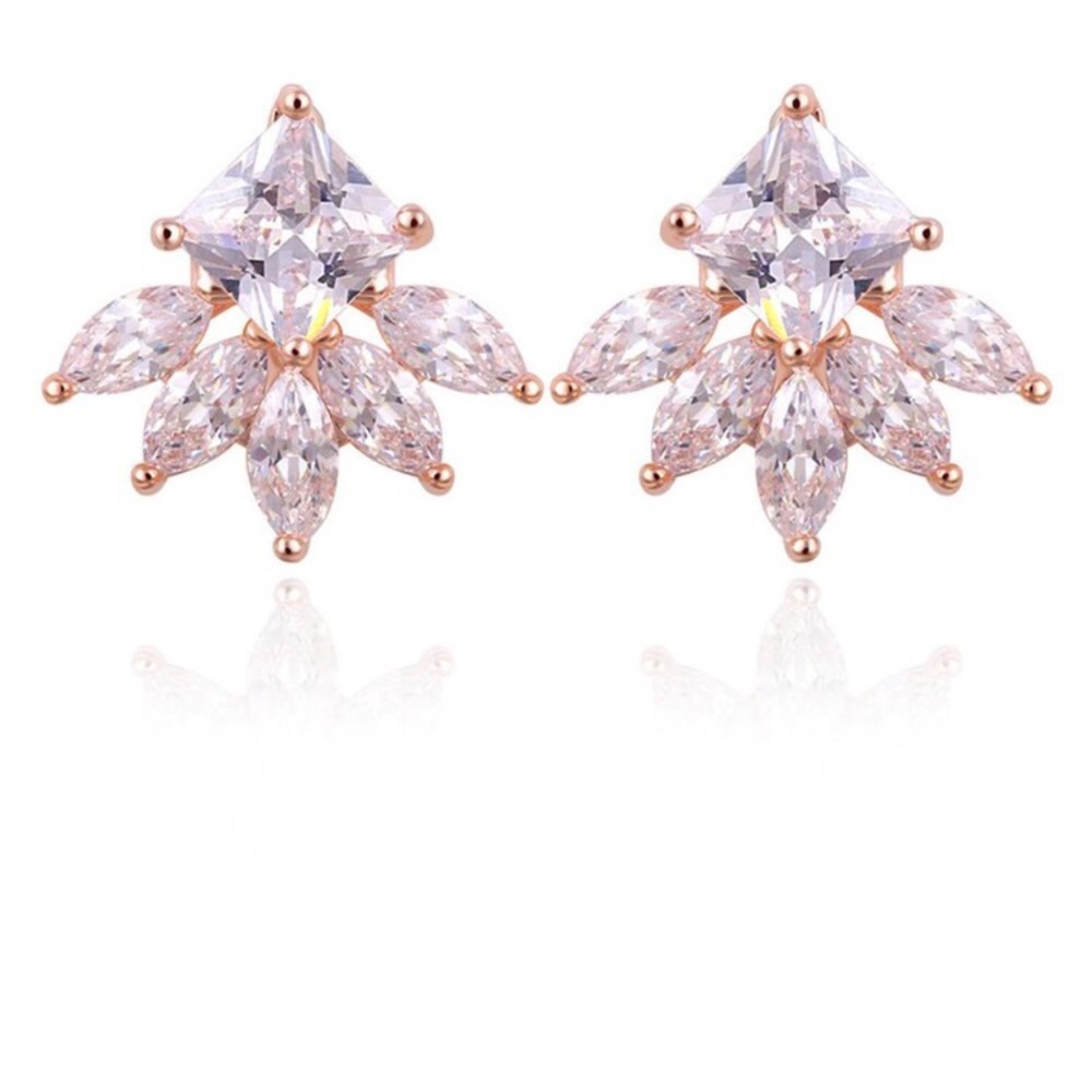 Cushion Cut Marquis Earring Jacket