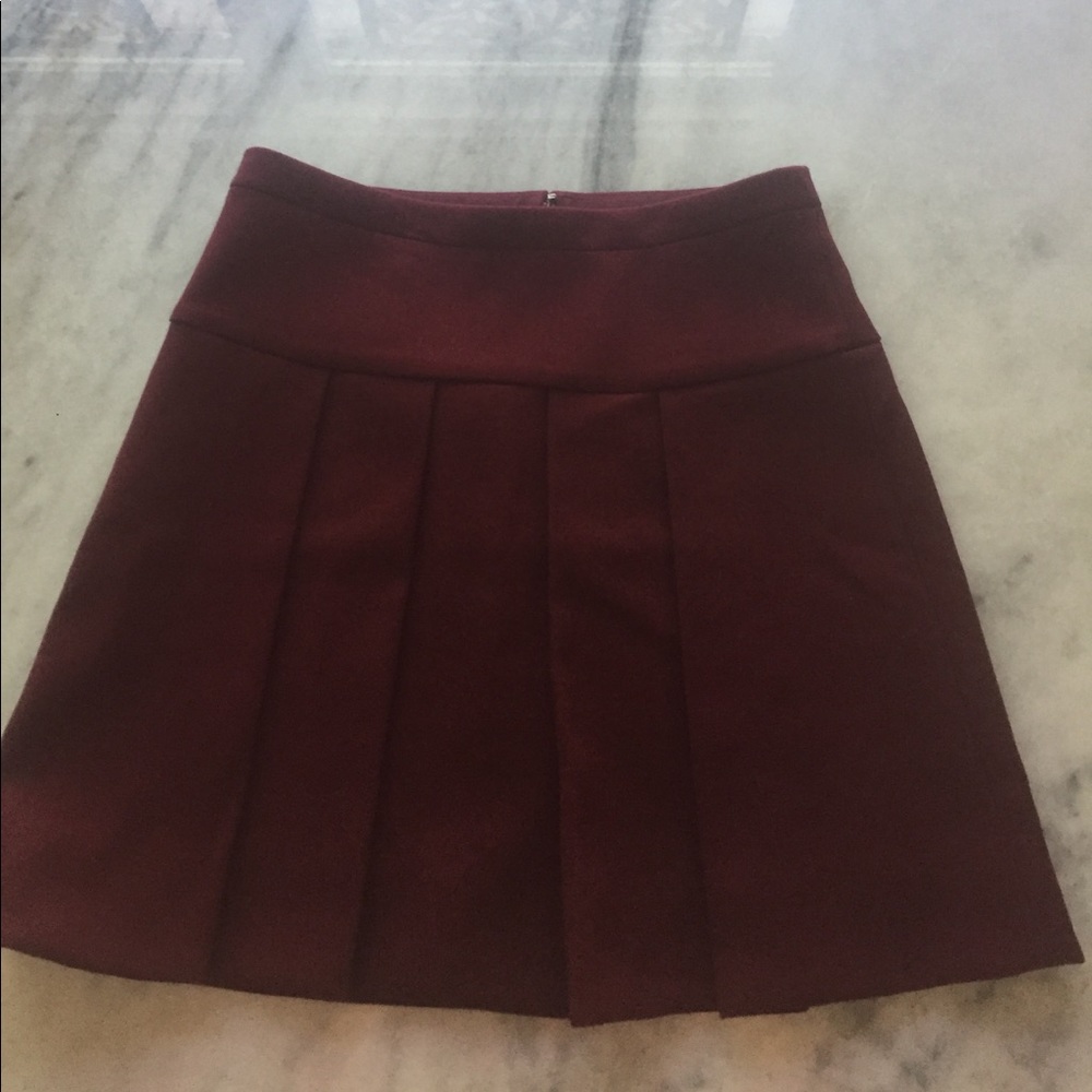 JCrew Women's Front Pleat Skirt