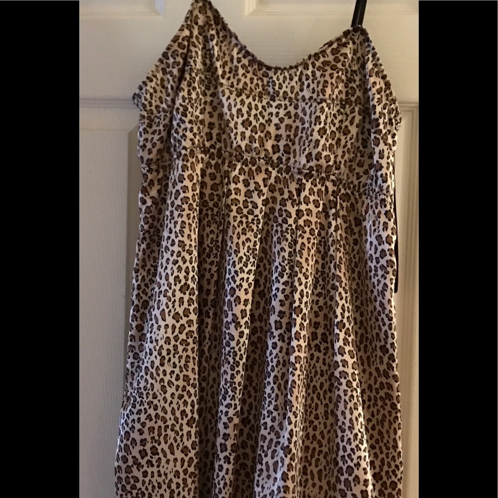 Sexy tiger print summer dress