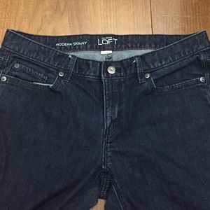 Ann Taylor Loft - Modern Skinny Jeans - size 8