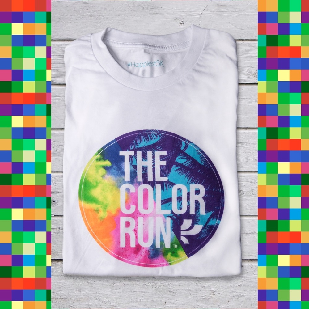 Color Run 2016 T-Shirt XXL Happiest 5K
