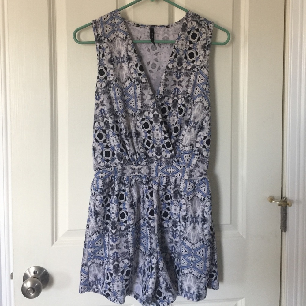 Printed Romper