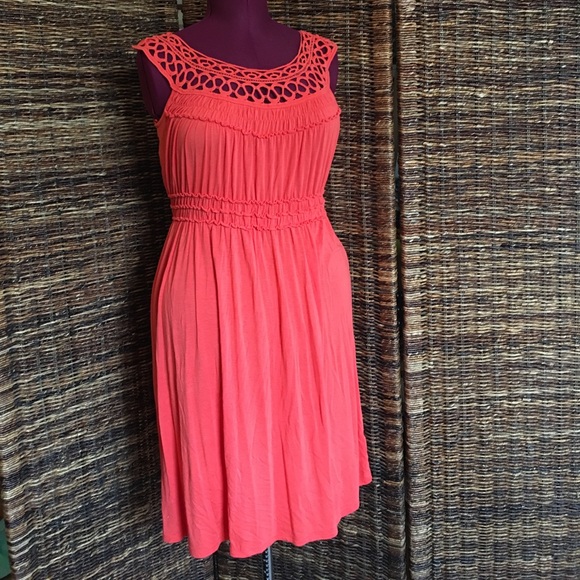 Dress Barn Dresses & Skirts - 🔥Crocheted yoke dress🔥