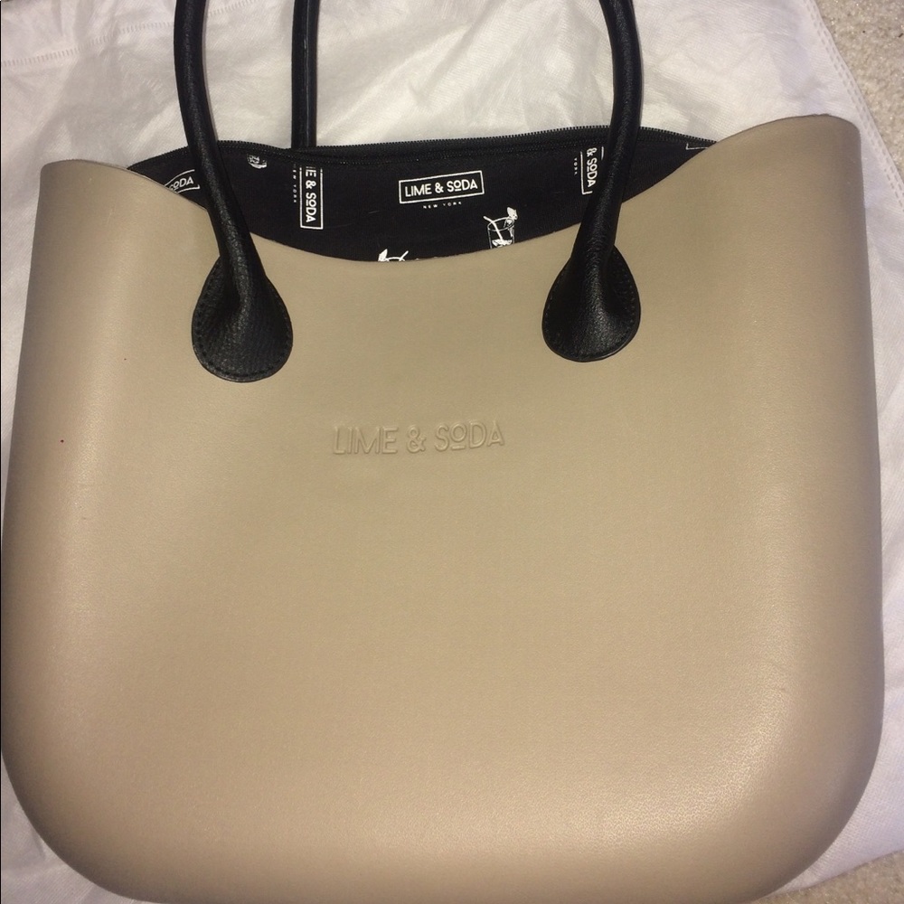 Lime & soda handbag