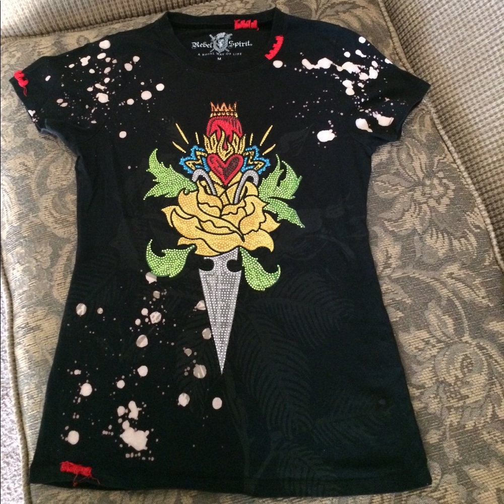 Rebel Spirit Shirt Sz M