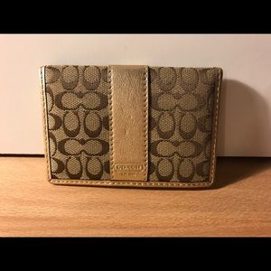 Coach wallet with ID holder