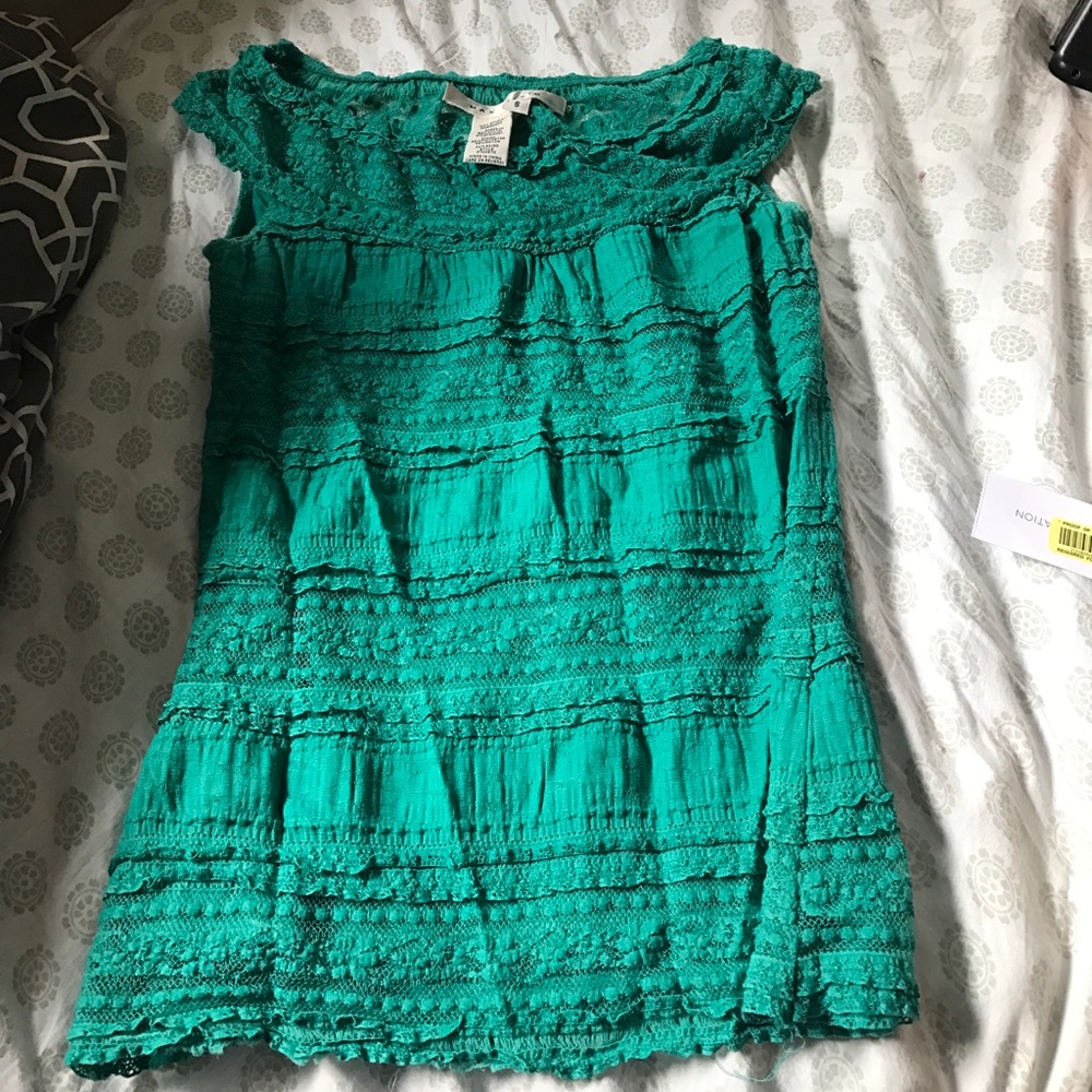 Greenish family color  mesh tank