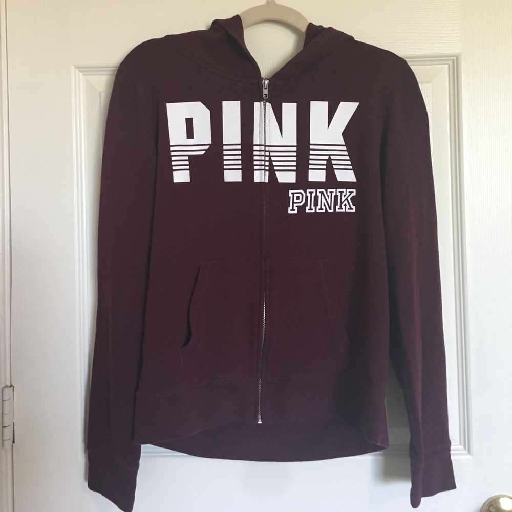 PINK Zip-up  Hoodie