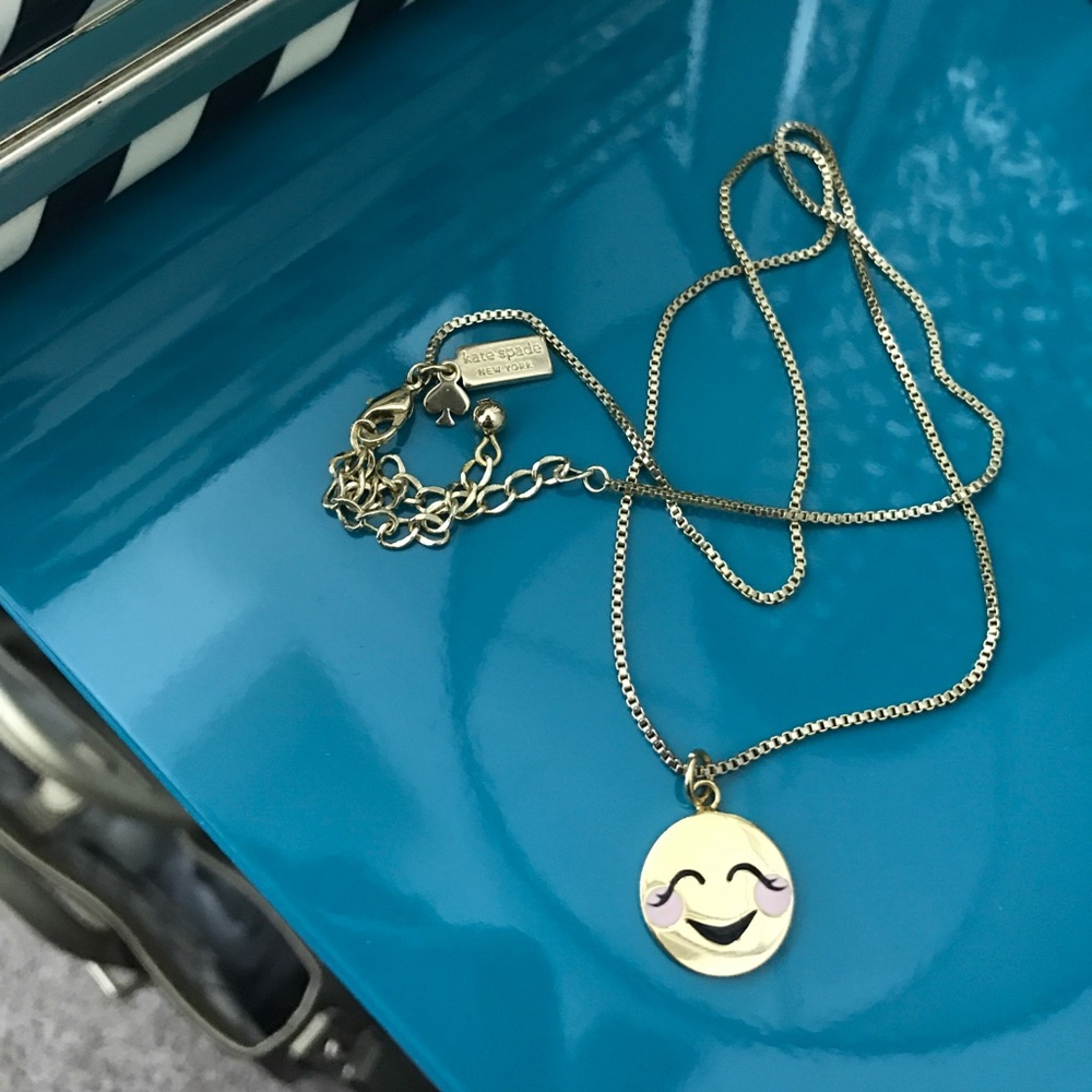 Kate Spade Tell All Emoji Necklace