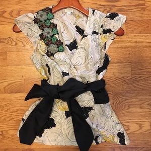 Anthropologie Odille Silk Blouse