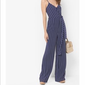 Michael Kors Striped Jumpsuit (Petite)