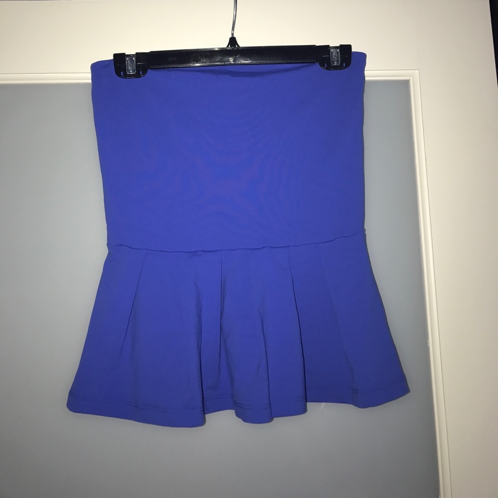 Susana Monaco peplum tube top
