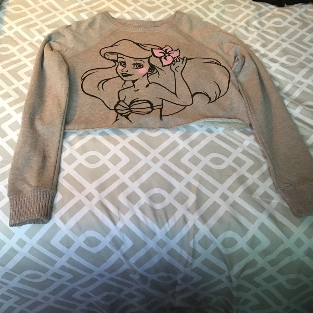 Disney crop top thin sweater.