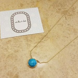 Stella & Dot Maya Pendant in Turquoise