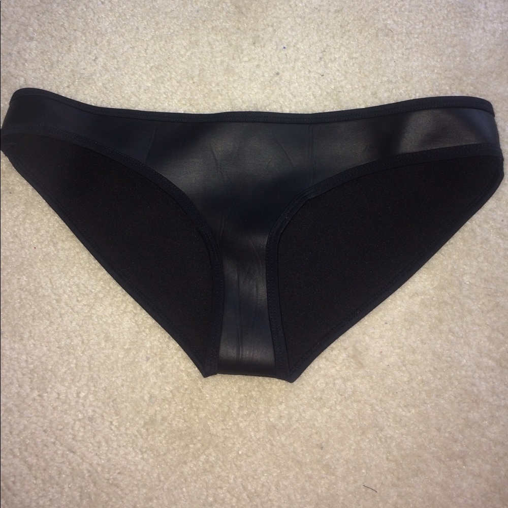 Black Triangl leather bottoms