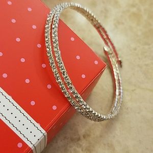 Stella & Dot Radian Coil Bracelet in Silver