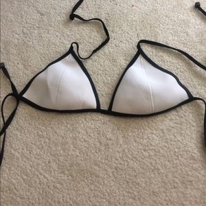 White Triangl swim top