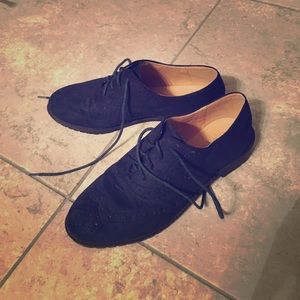 Forever Navy Blue Oxford shoes