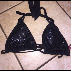Sparkly bathing suit top