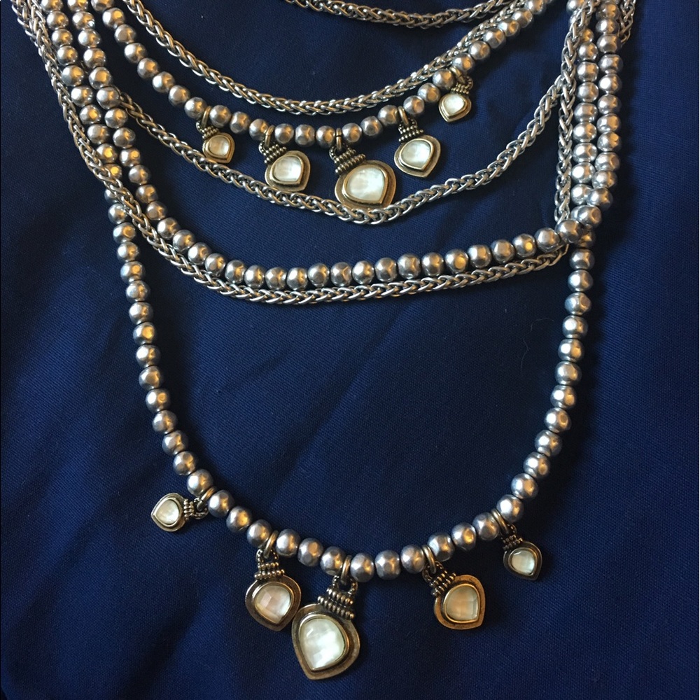Lucky brand 7 layer necklace