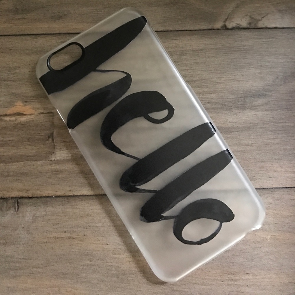 Casetify "hello" case for iPhone 6/6S