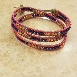 Stella & Dot Wanderlust Triple Wrap Bracelet