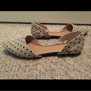 Gap 9 flats polka dot