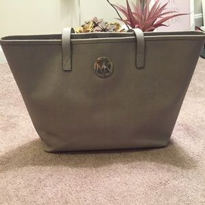 Grey Jet Set Travel Tote