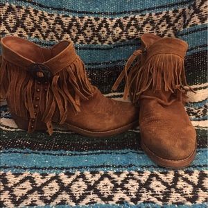 Sam Edelman Fringe Booties