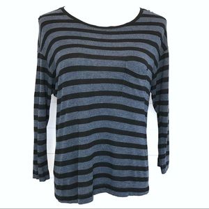 Vince Stripped Long Sleeve Top