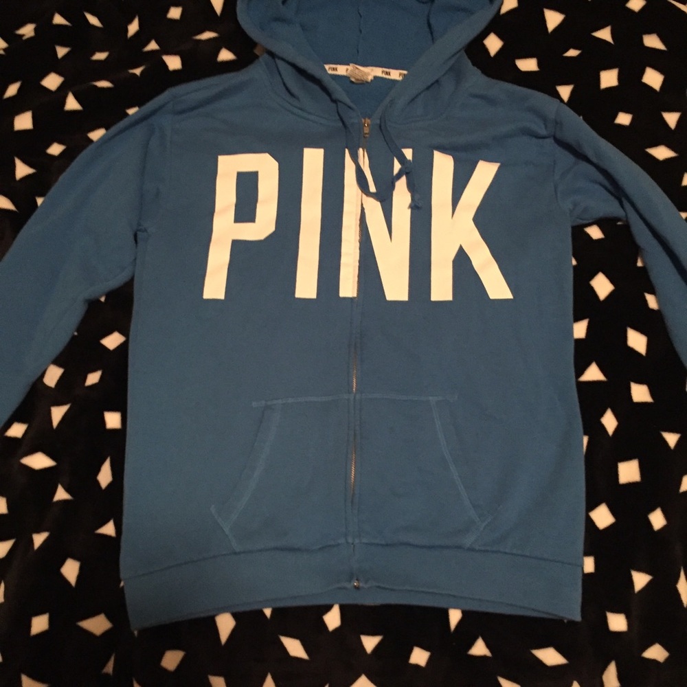 VS Pink Zip Up Hoodie