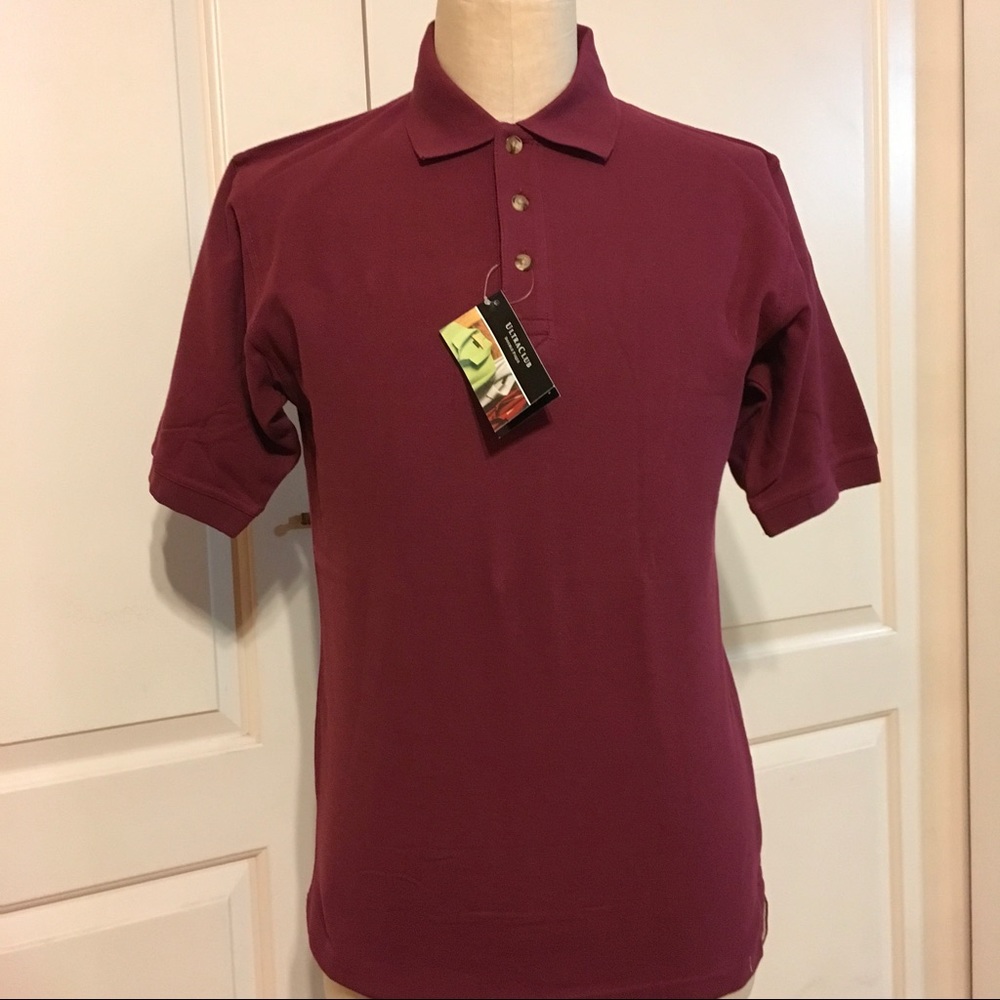 NEW Ultra Club Men's Polo Short Sleeve Shirt