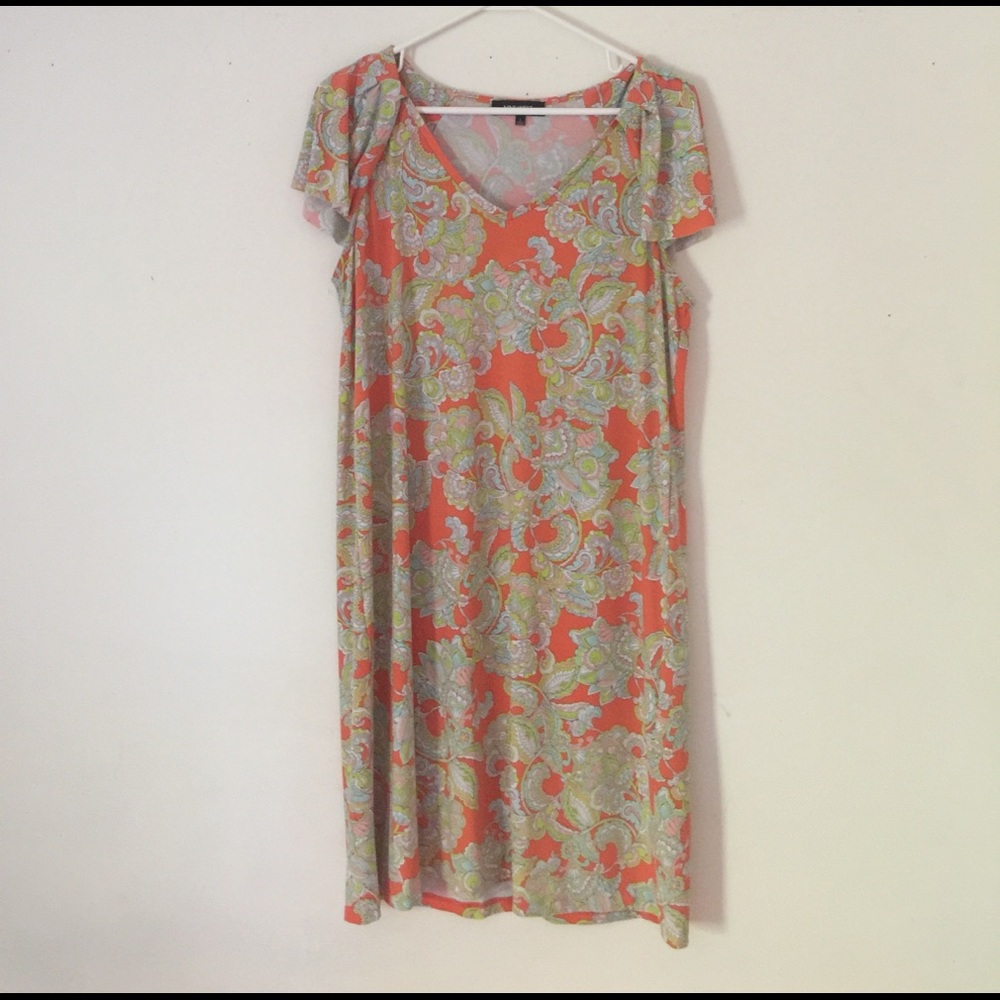 SOLD Paisley Flutter Sleeve Springtime Dress