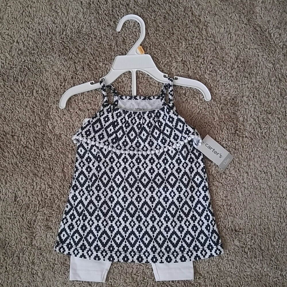 12 month Carter's pant set
