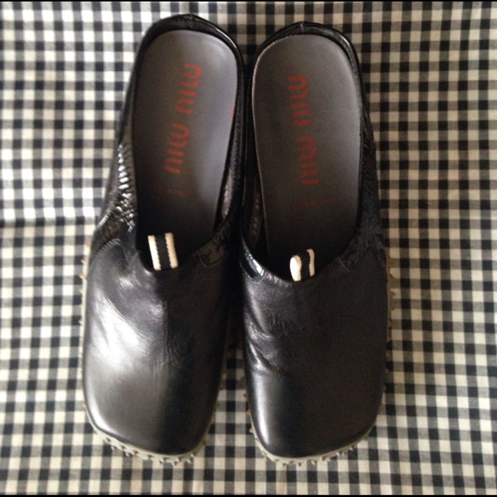 MiuMiu sporty slides
