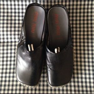 MiuMiu sporty slides