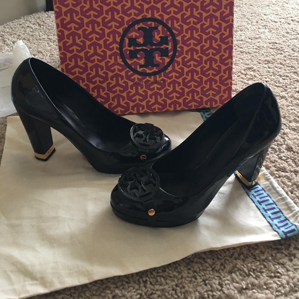 Tory Burch Paten Leather Pumps