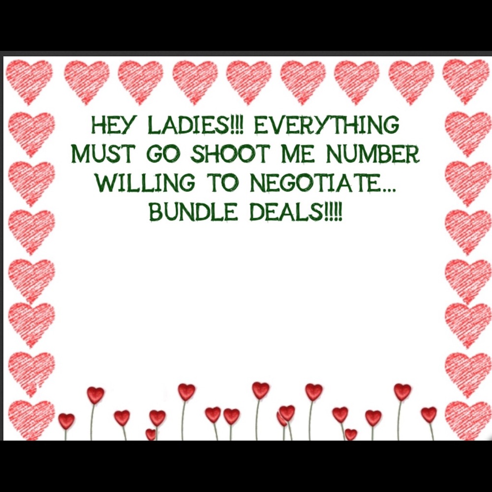 Bundles bundles bundles everything must go!!!! ☺️